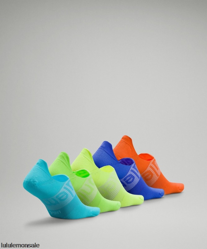 Lululemon Deutschland DELULU897 | Power Stride No-show Sock Mit Active Grip 5er-pack Nur Online Rainbow